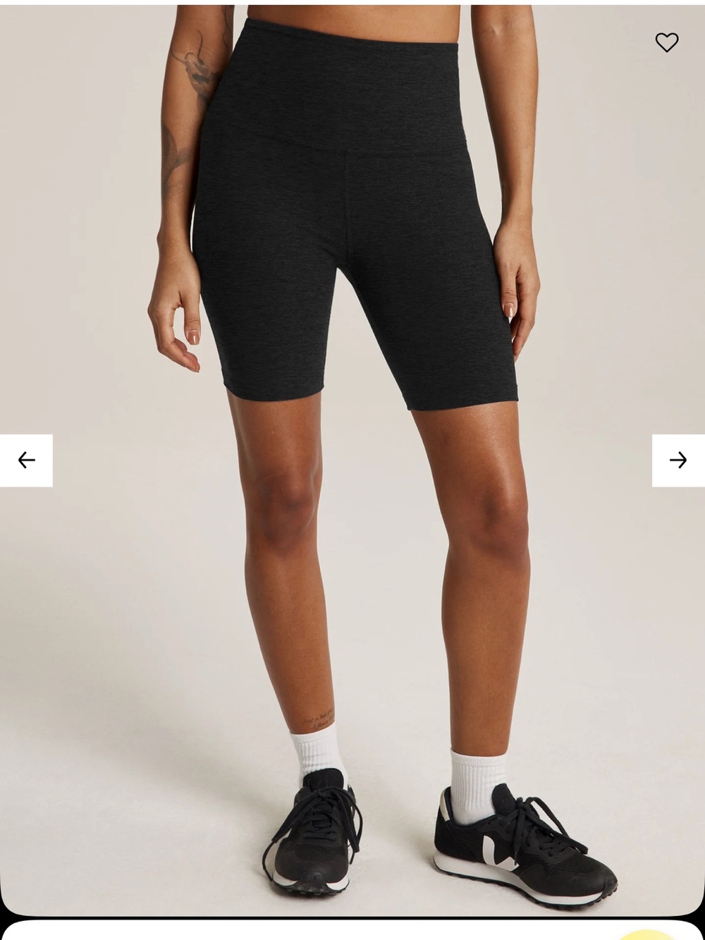Beyond Yoga Black High-Rise Bike Shorts
